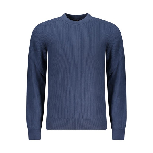 Hugo Boss Blue Cotton Sweatshirt
