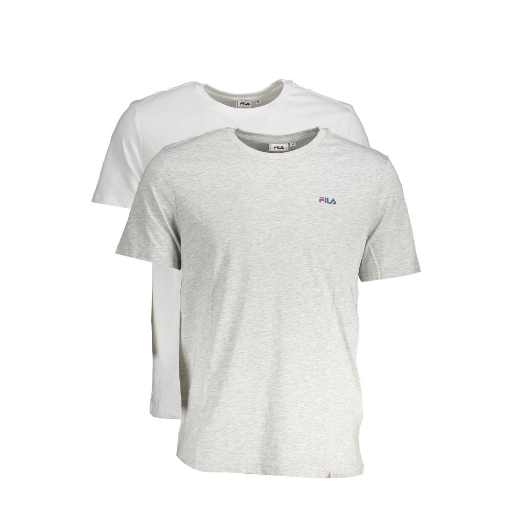 Fila Grey Cotton Men's T-Shirt