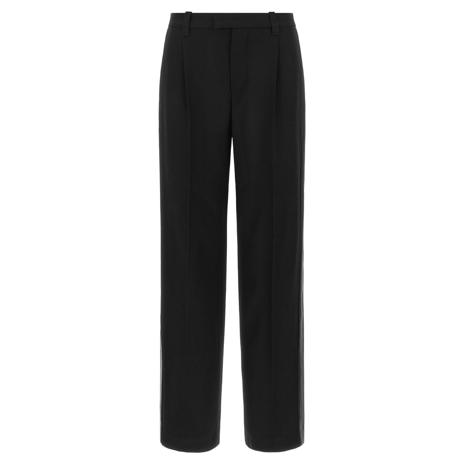 Brunello Cucinelli Black Virgin Wool Casual Pants