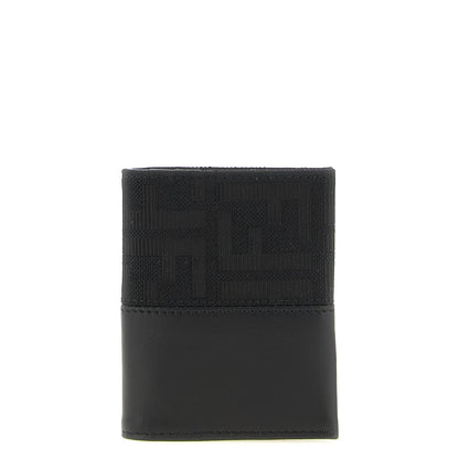 Fendi Black Polyester Cardholder