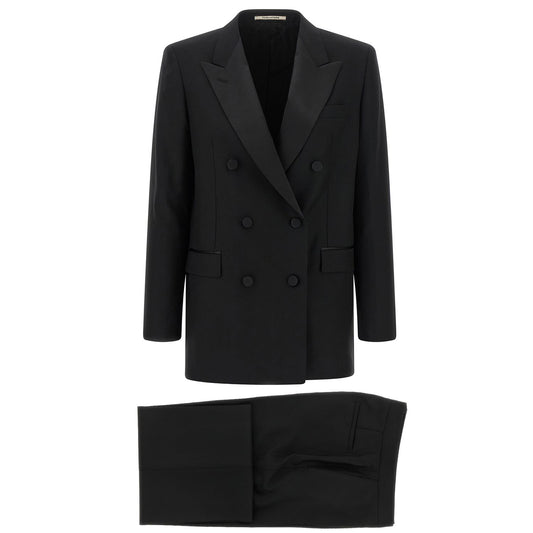 Tagliatore Black Virgin Wool Blazer