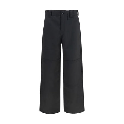 Kenzo Black Wool Oves Aries Chino Pants