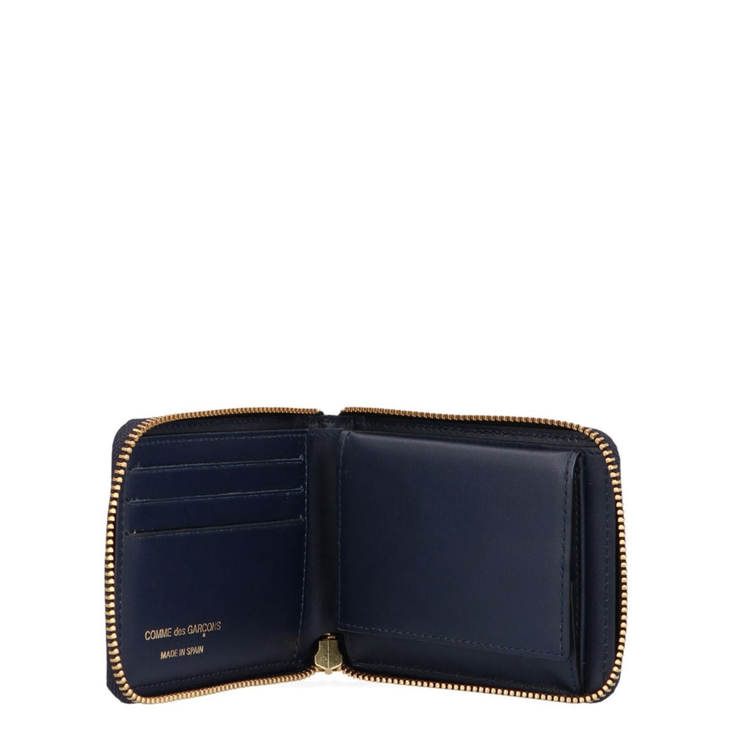 Comme Des Garçons Blue Calfskin Wallet