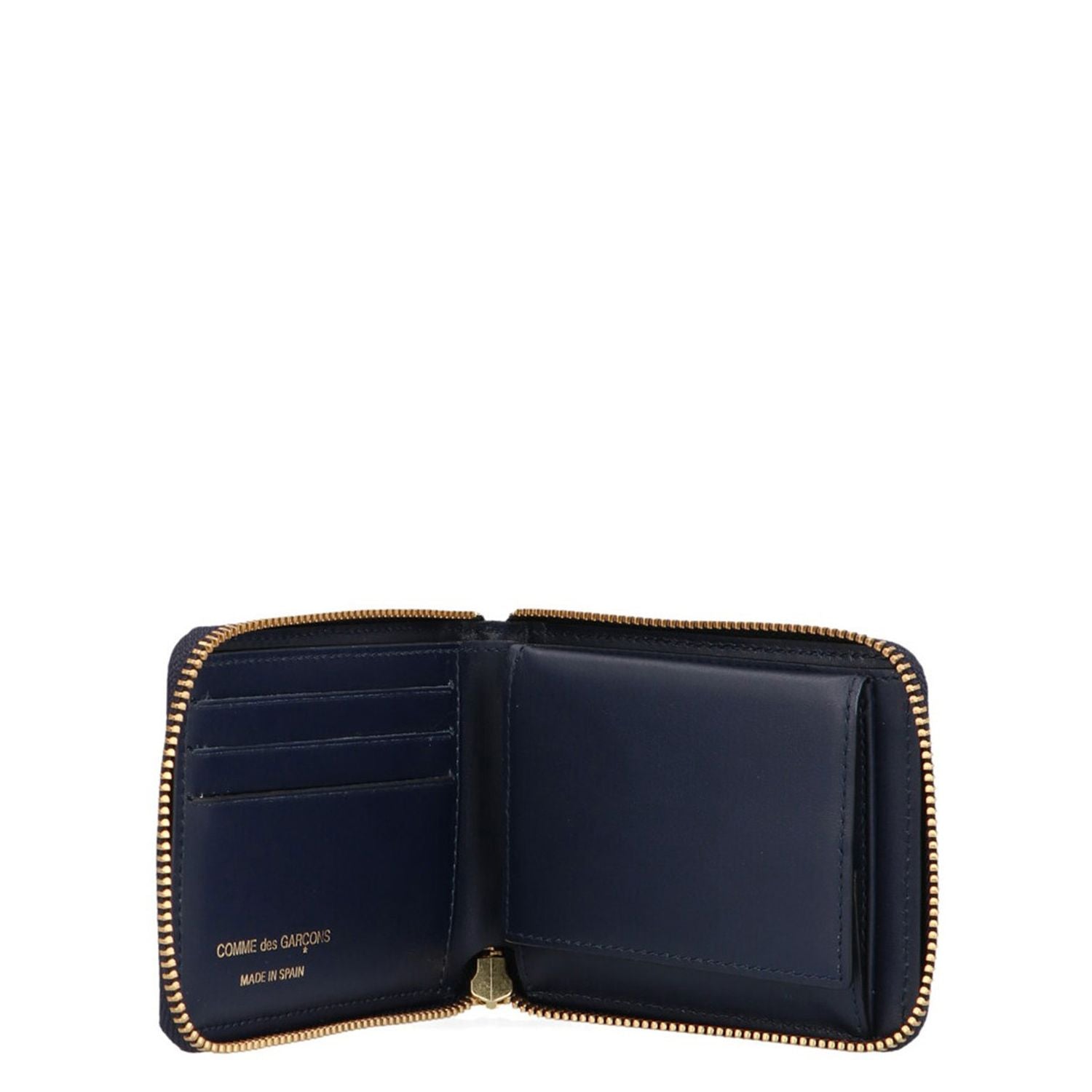 Comme Des Garçons Blue Calfskin Wallet