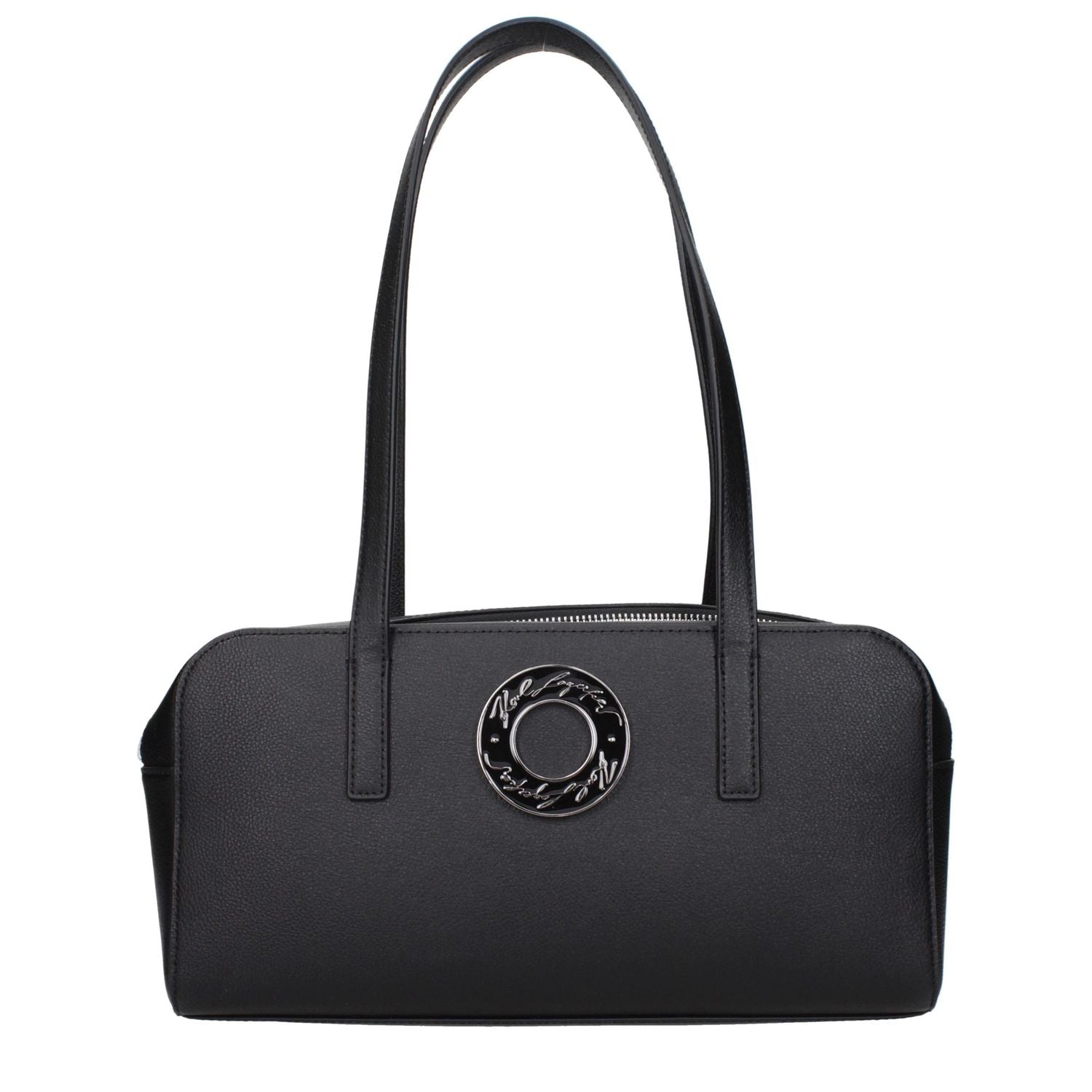 Karl Lagerfeld Black Leather Shoulder Bag