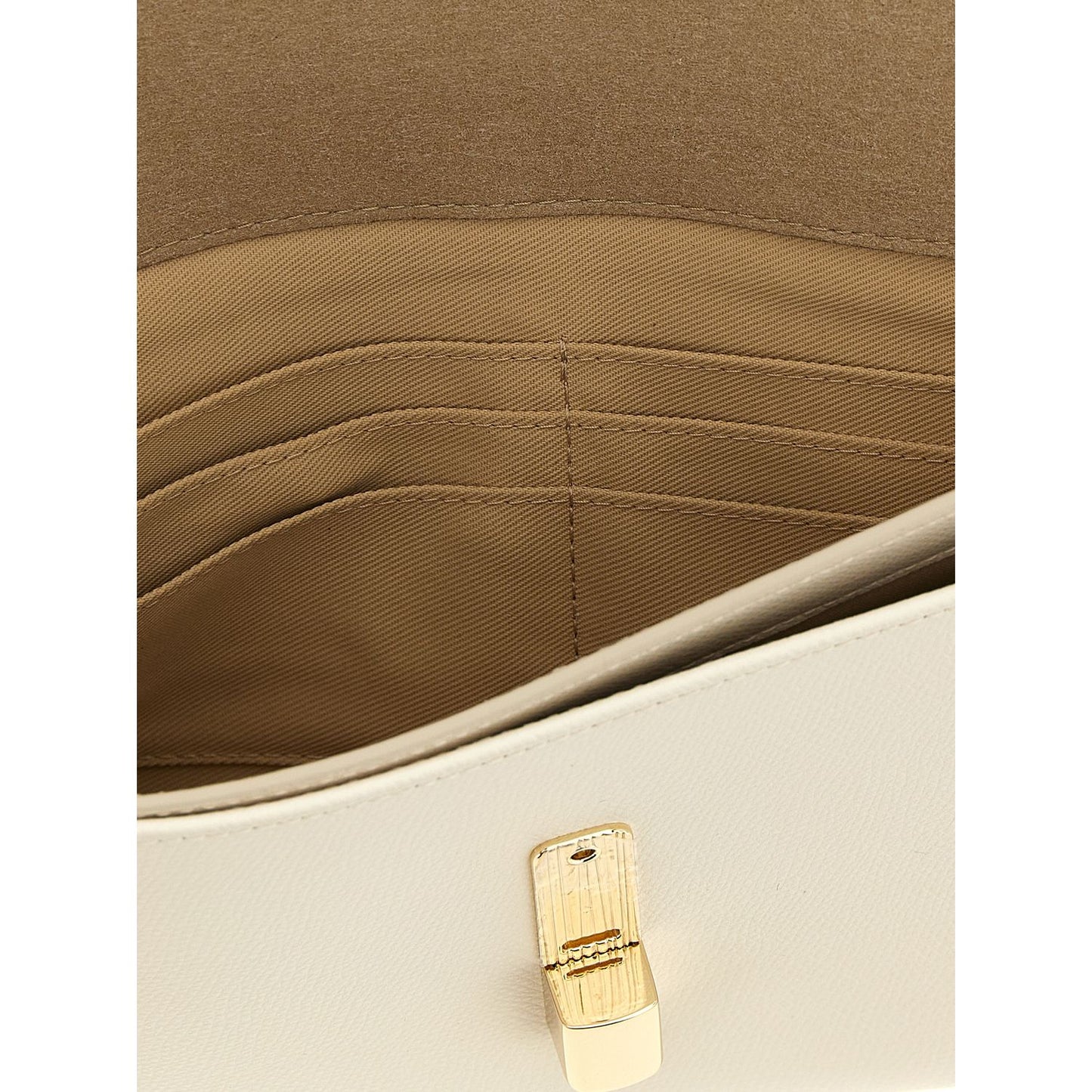 Furla White Calfskin Clutch Bag