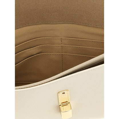 Furla White Calfskin Clutch Bag