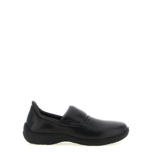 Kiko Kostadinov Black Calfskin Slip-On Loafers