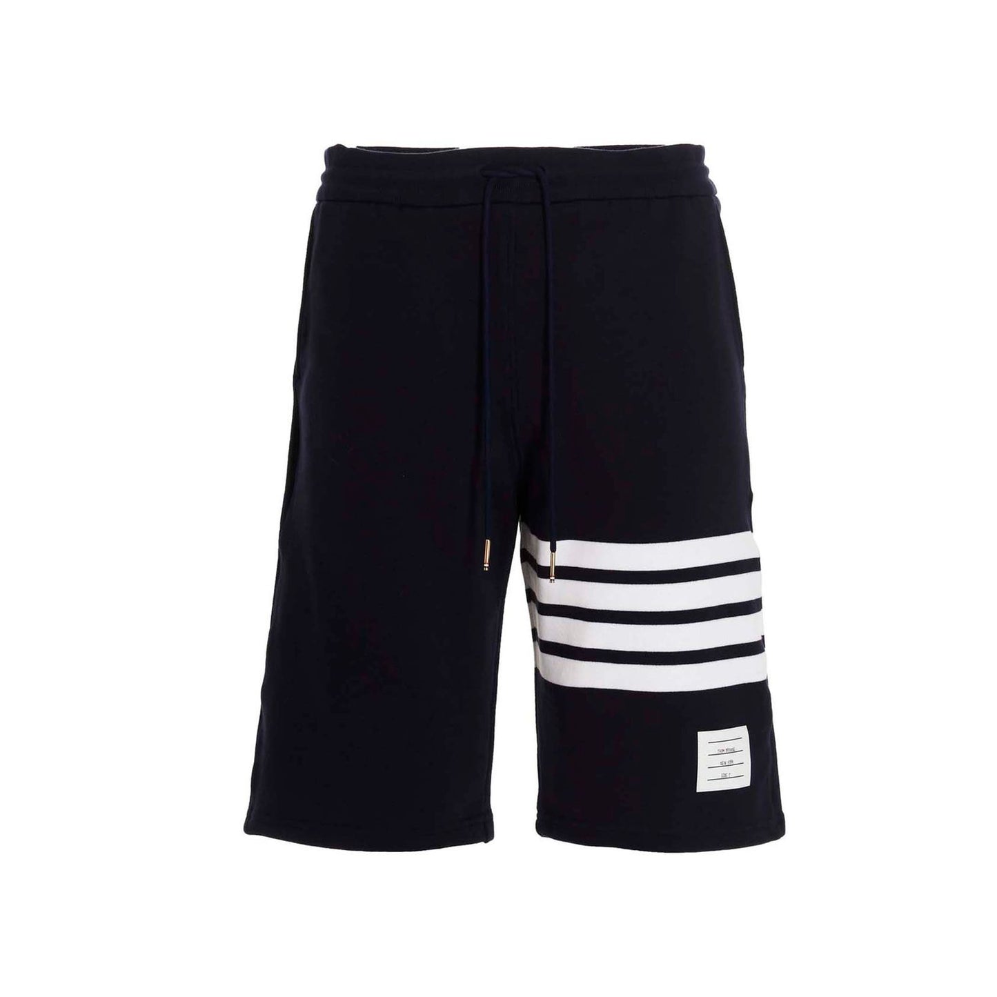 Thom Browne Blue Cotton Bermuda Shorts
