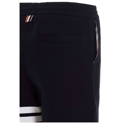 Thom Browne Blue Cotton Bermuda Shorts