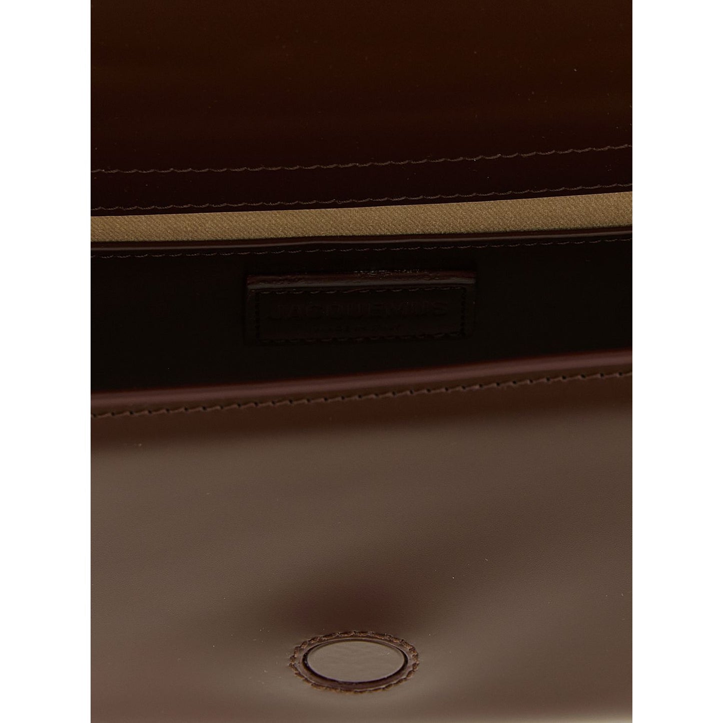 Jacquemus Brown Calfskin Handbag