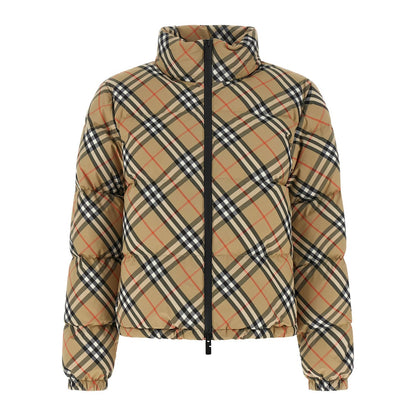 Burberry Beige Polyester Full-Length Jacket