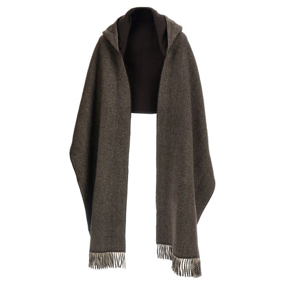 Brunello Cucinelli Brown Cashmere Scarf