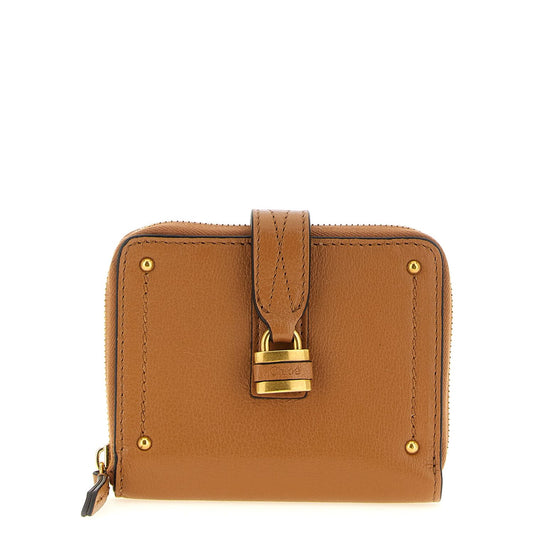 Chloé Brown Buffalo Leather Cardholder