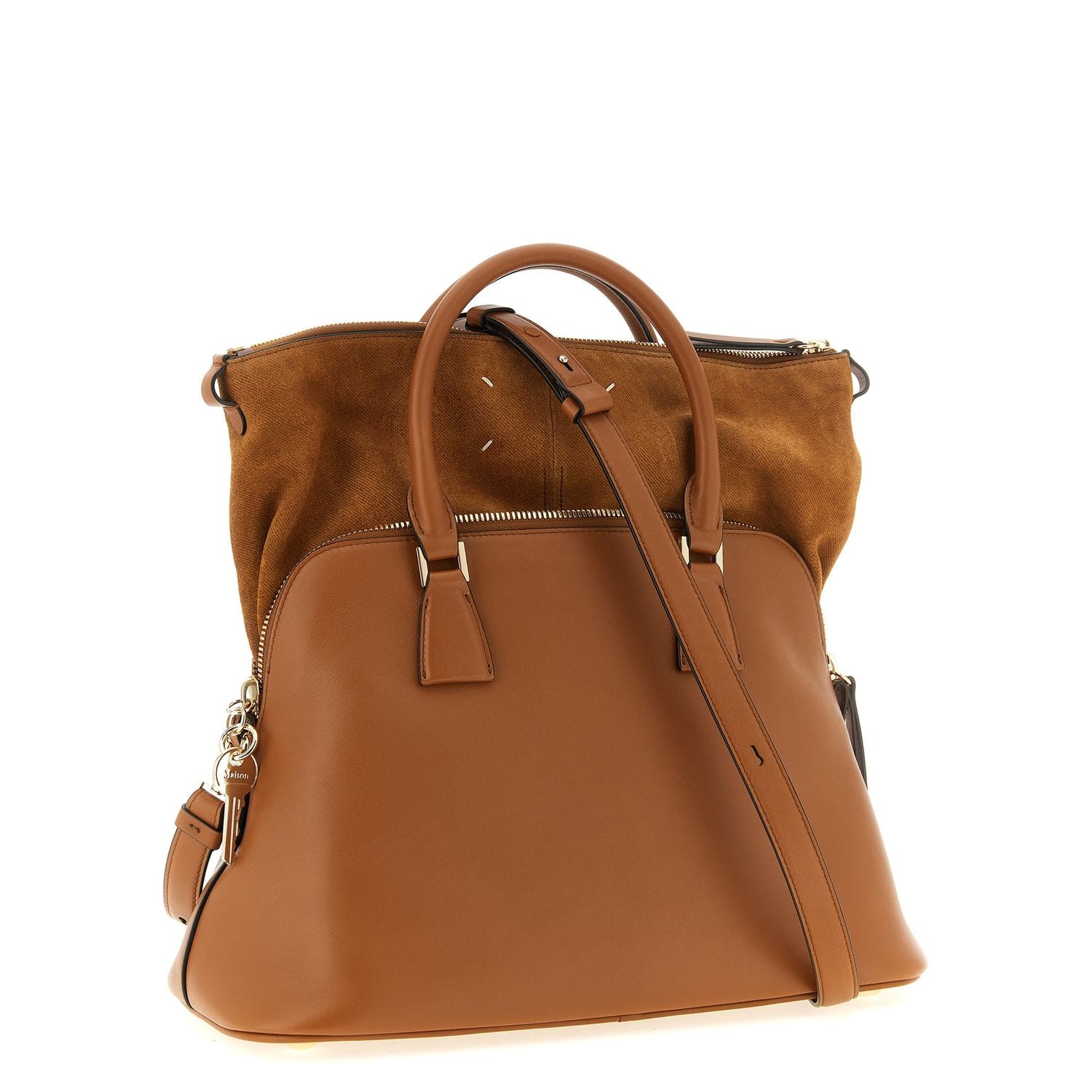 Maison Margiela Brown Calfskin Shoulder Bag