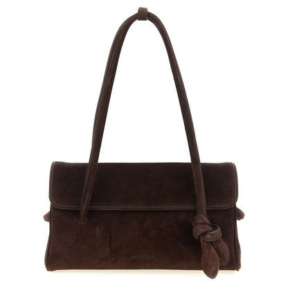 Jacquemus Brown Calfskin Shoulder Bag