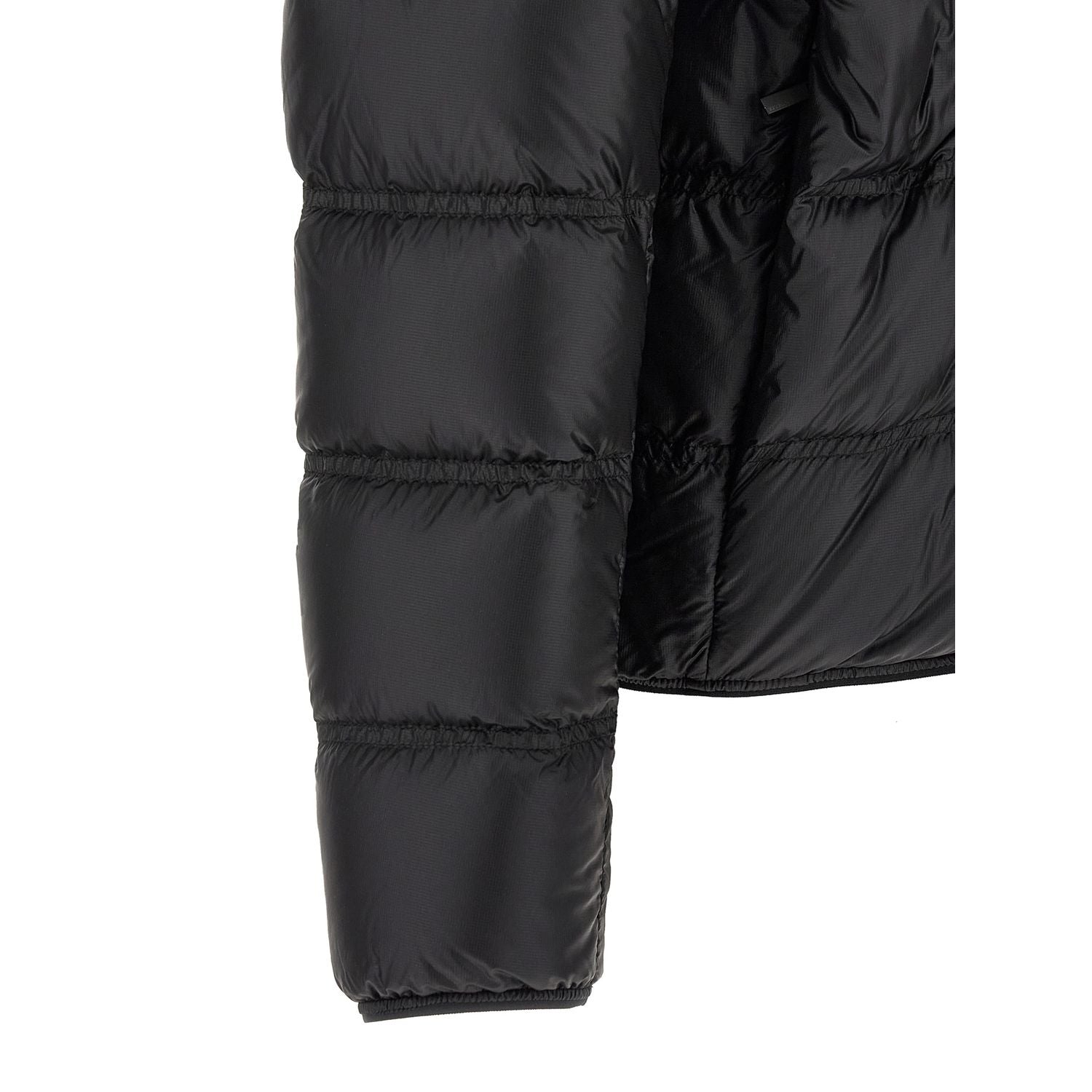 Moncler Black Polyamide Full-Length Jacket