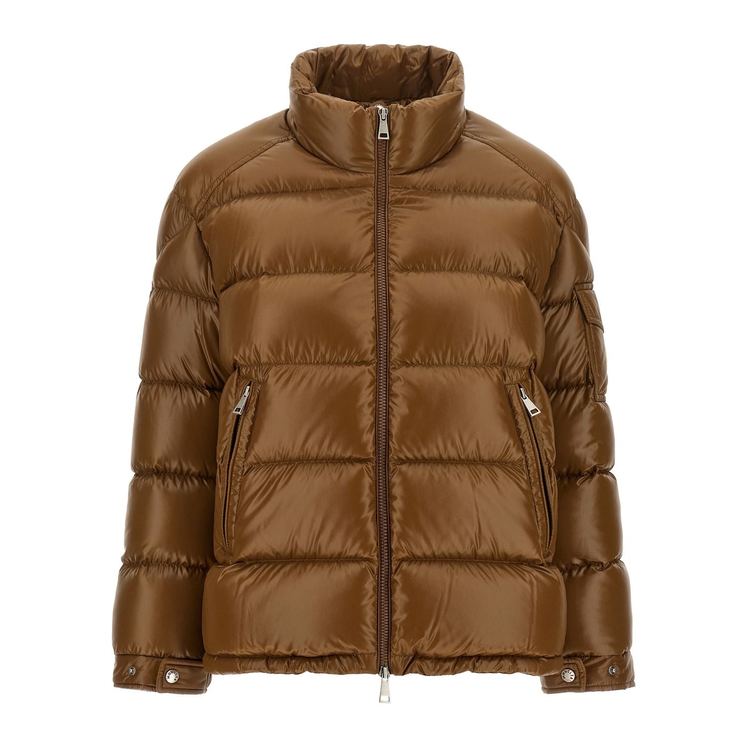 Moncler Brown Polyamide Full-Length Jacket