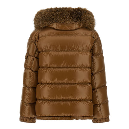 Moncler Brown Polyamide Full-Length Jacket