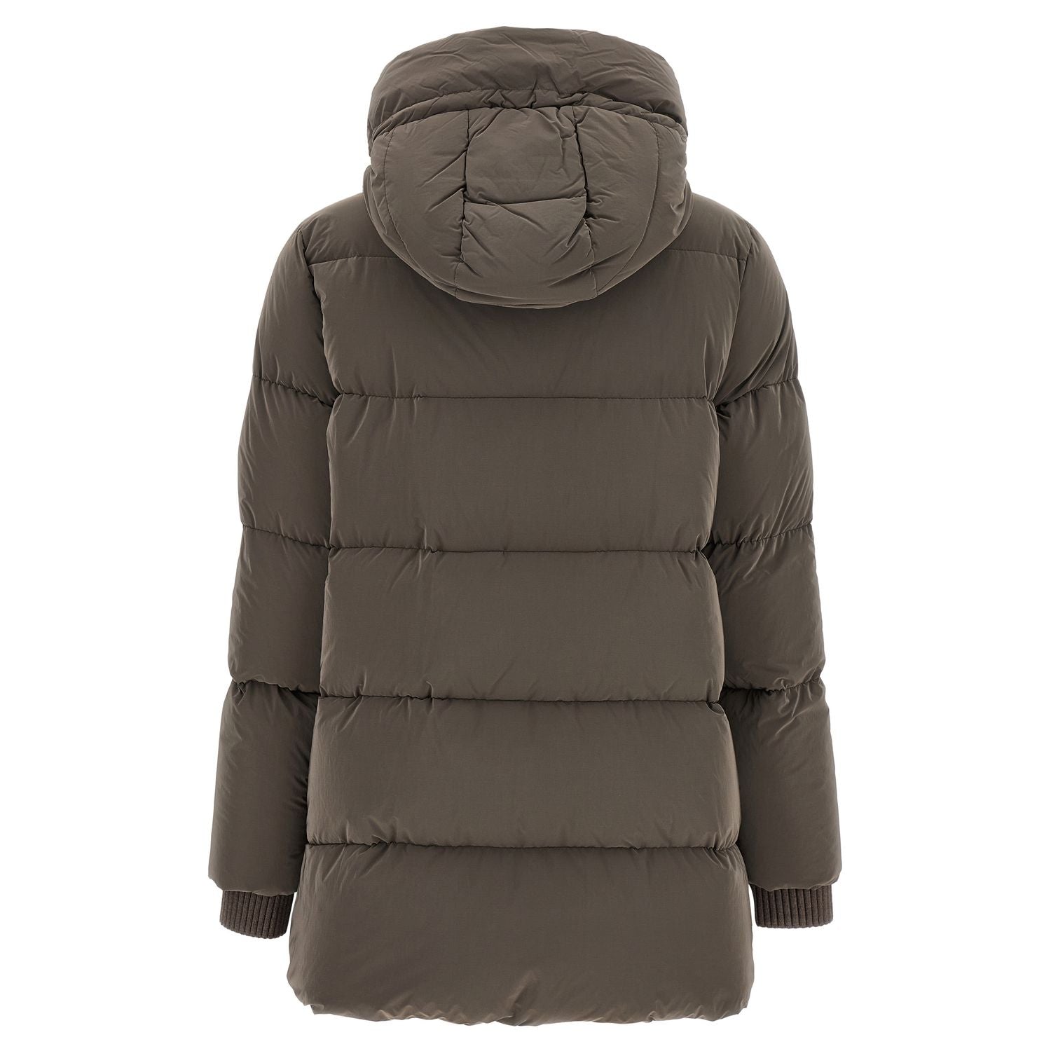 MooRER Brown Wool Full-Length Jacket