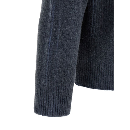 Diesel Blue Wool Cardigan
