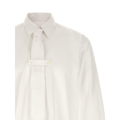 Dries Van Noten White Cotton Blouse