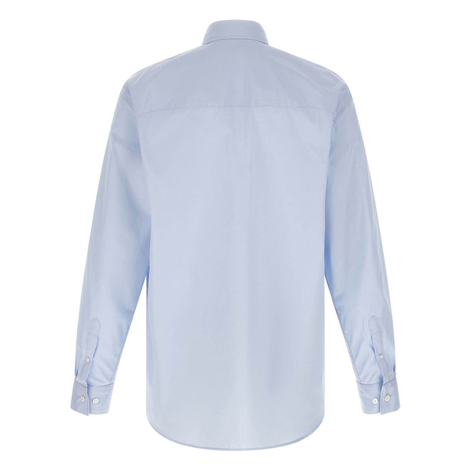 Dries Van Noten Blue Cotton Blouse