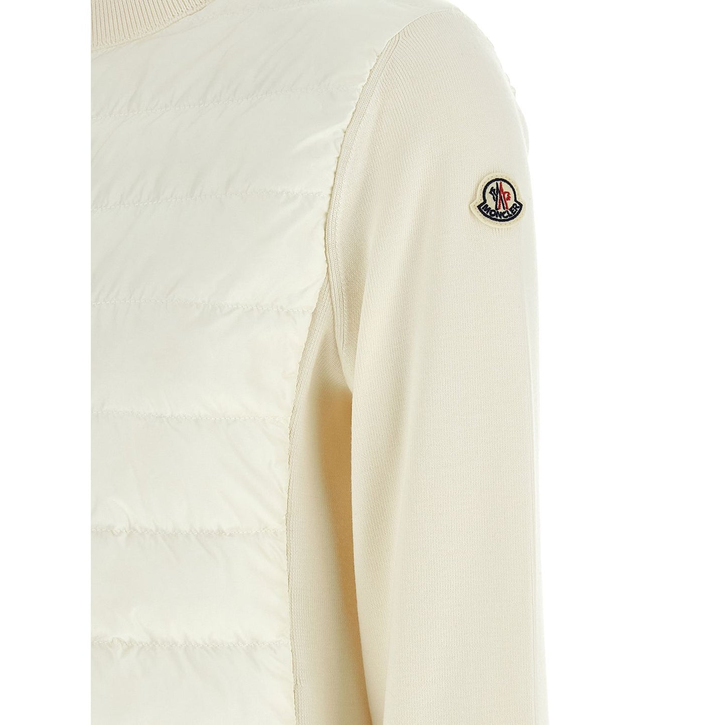 Moncler White Polyamide Cardigan
