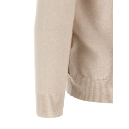 Ballantyne Beige Cashmere Cardigan