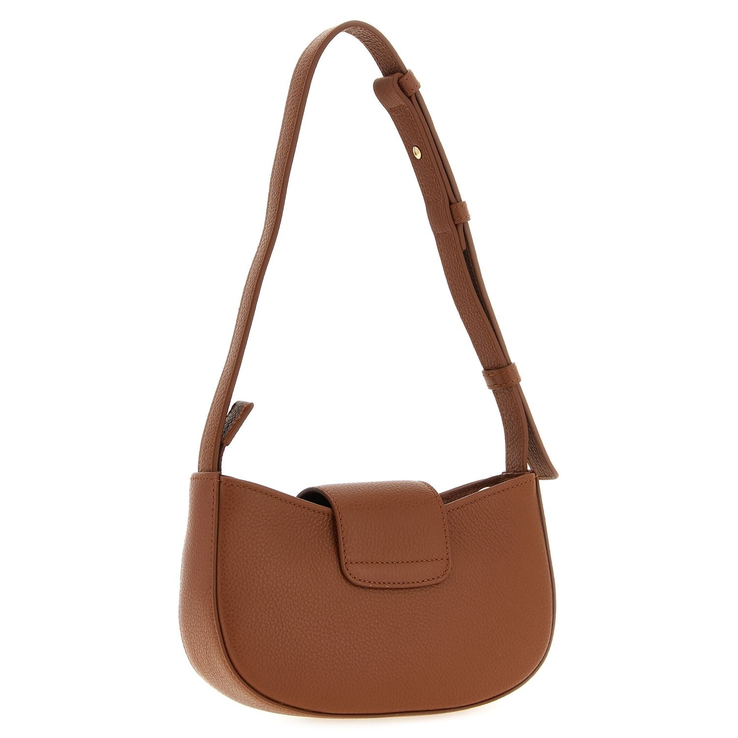 Ferragamo Brown Calfskin Shoulder Bag