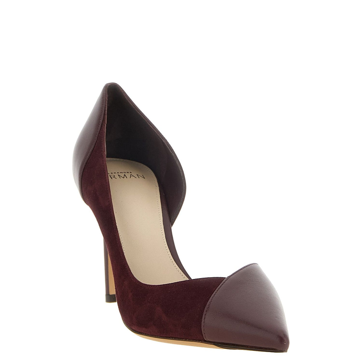Alexandre Birman Red Calfskin High Heel Pumps