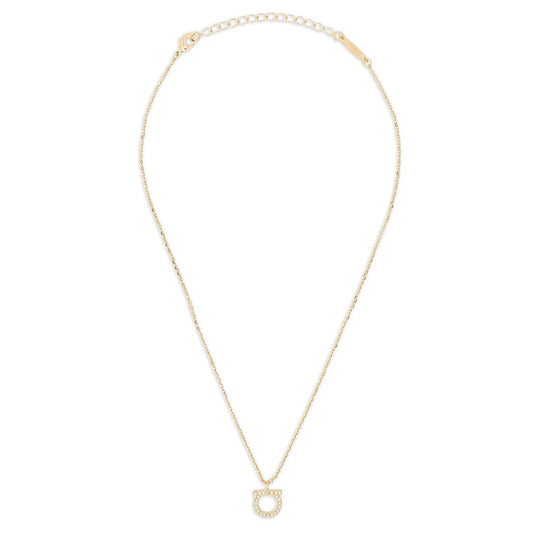 Ferragamo Gold Brass Necklace