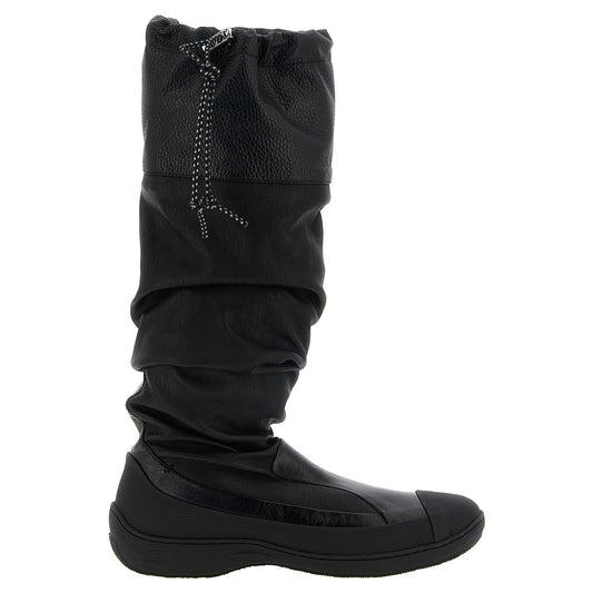 Kiko Kostadinov Black Leather Over The Knee