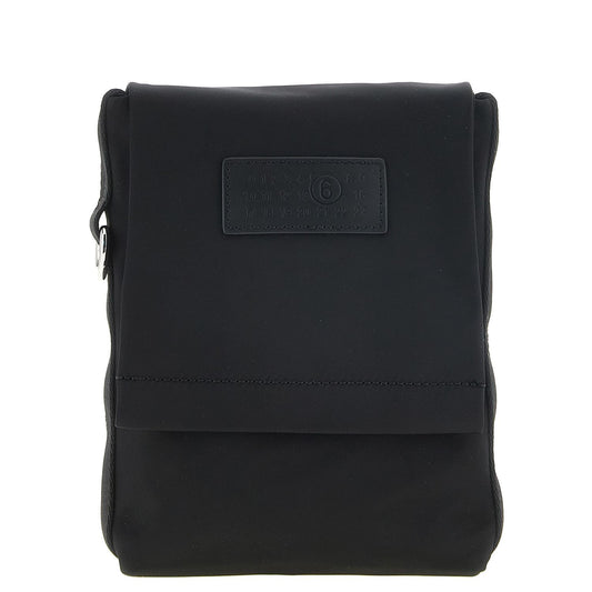 MM6 Maison Margiela Black Polyamide Crossbody Bag