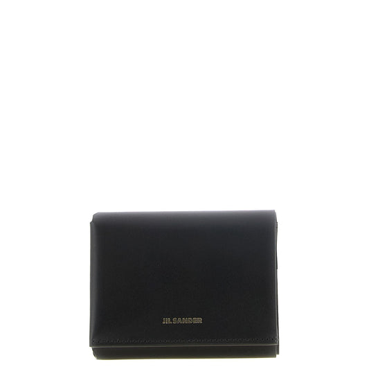 Jil Sander Black Calfskin Wallet