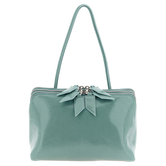 The Attico Blue Calfskin Shoulder Bag