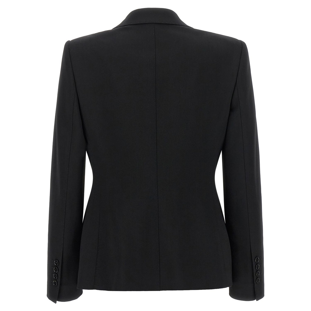 Dolce & Gabbana Black Virgin Wool Blazer