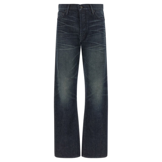 Tom Ford Blue Cotton Jeans Denim