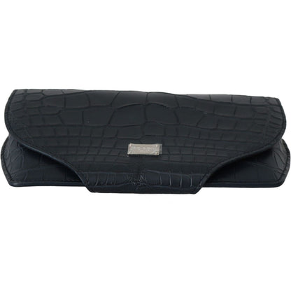 Dolce & Gabbana Blue Crocodile Eyewear Sunglasses Case Cover Pouch Dolce & Gabbana