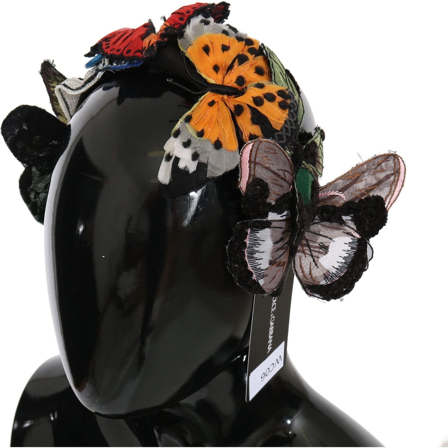 Dolce & Gabbana Tiara Floral Butterfly Sequin Diadem Headband Dolce & Gabbana