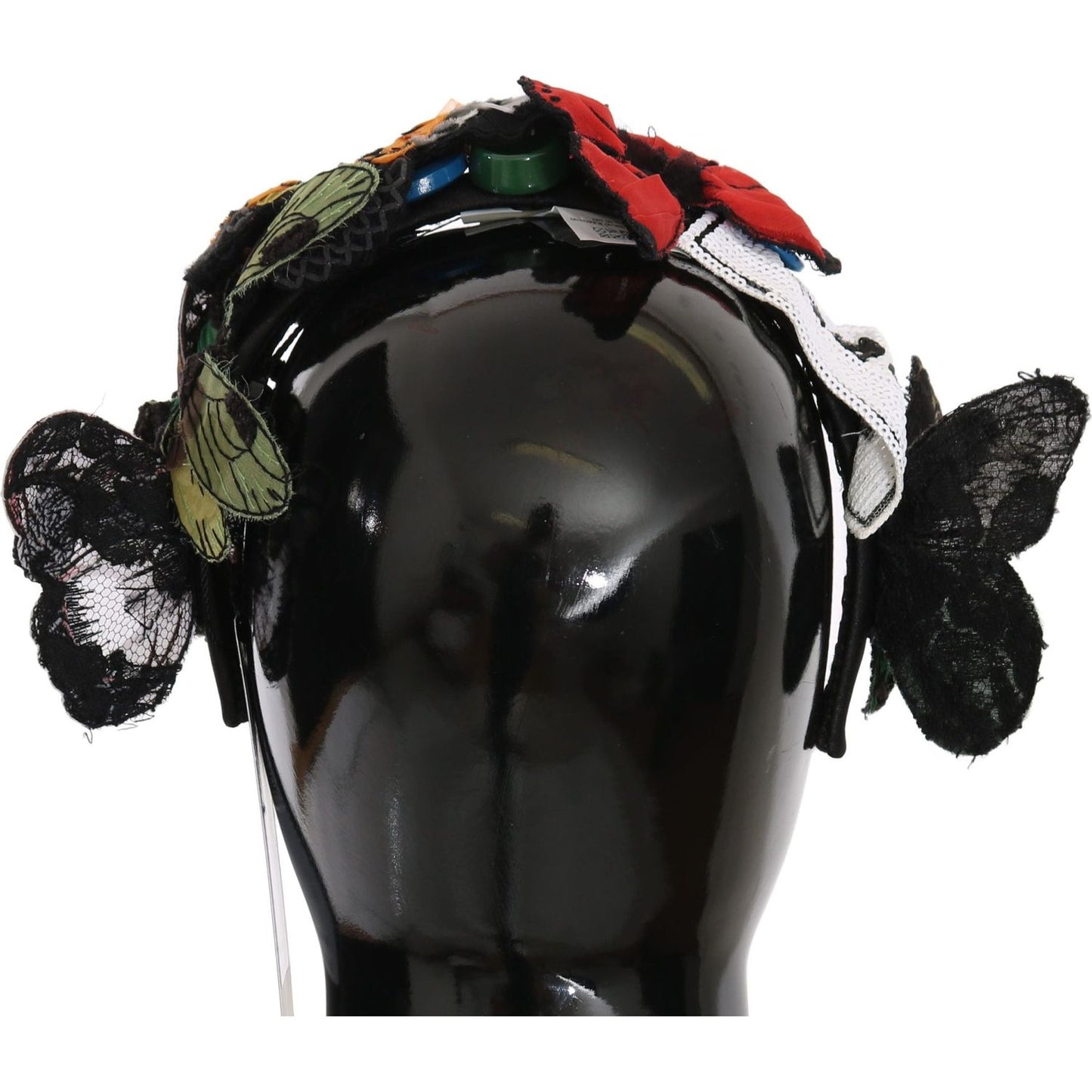 Dolce & Gabbana Tiara Floral Butterfly Sequin Diadem Headband Dolce & Gabbana