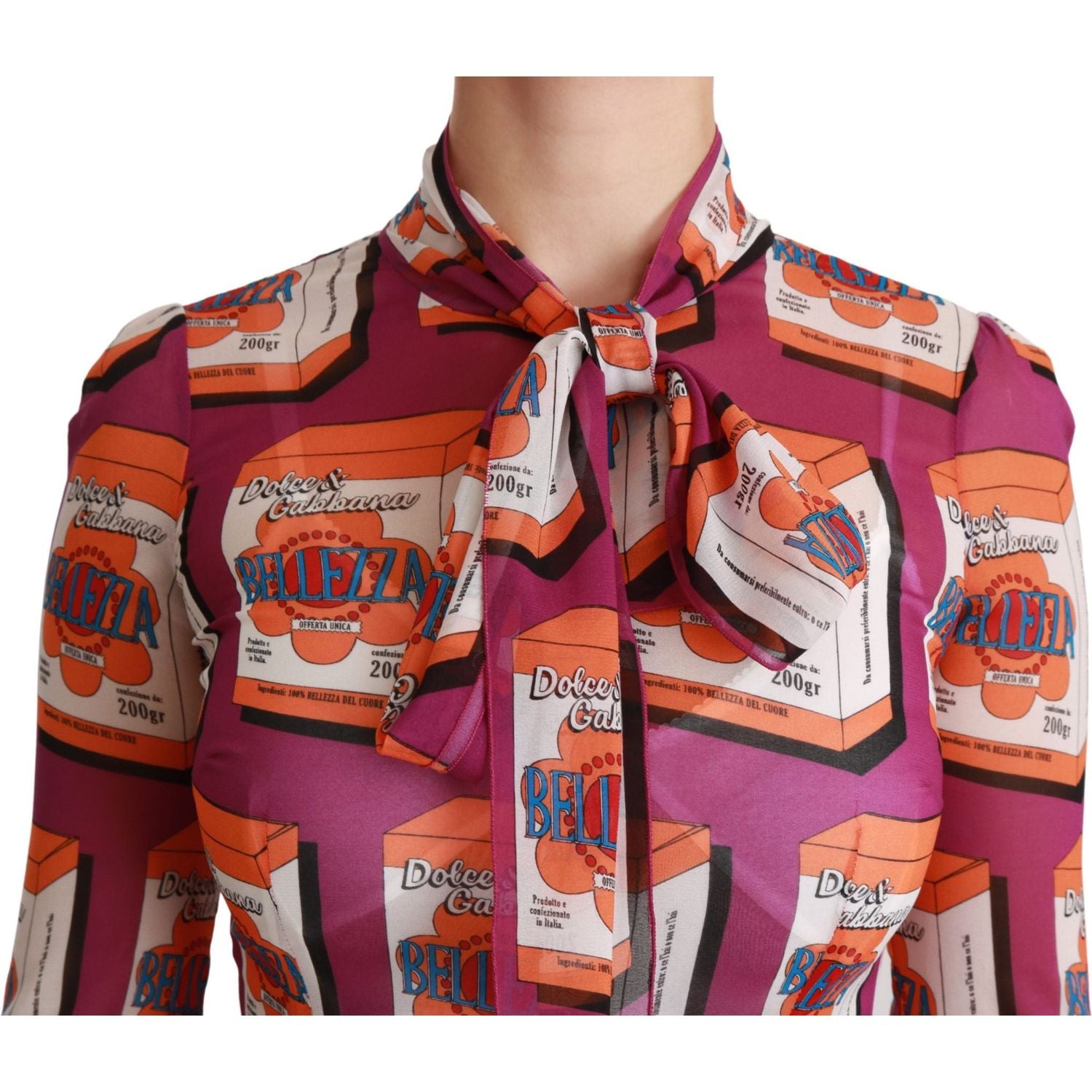 优雅 Bellezza 印花真丝长裙