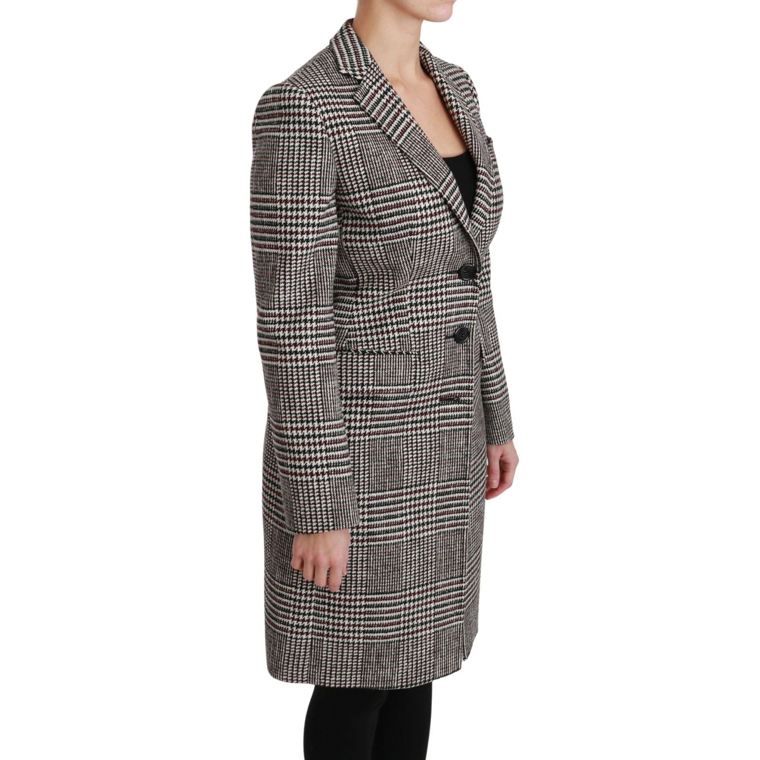 Dolce & Gabbana Multicolor Trench Knee Long Jacket Coat