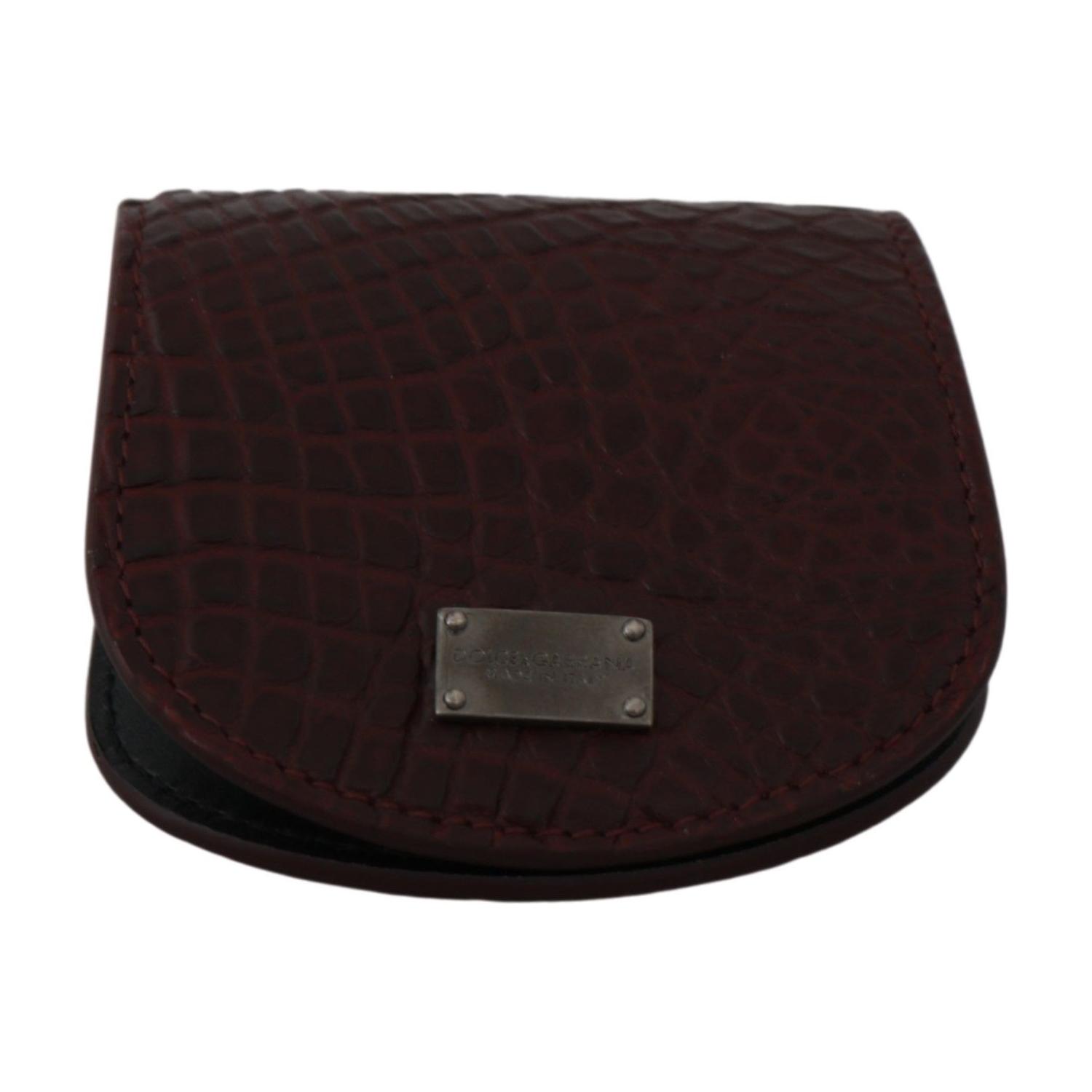 精致 Caimano 皮革零钱包