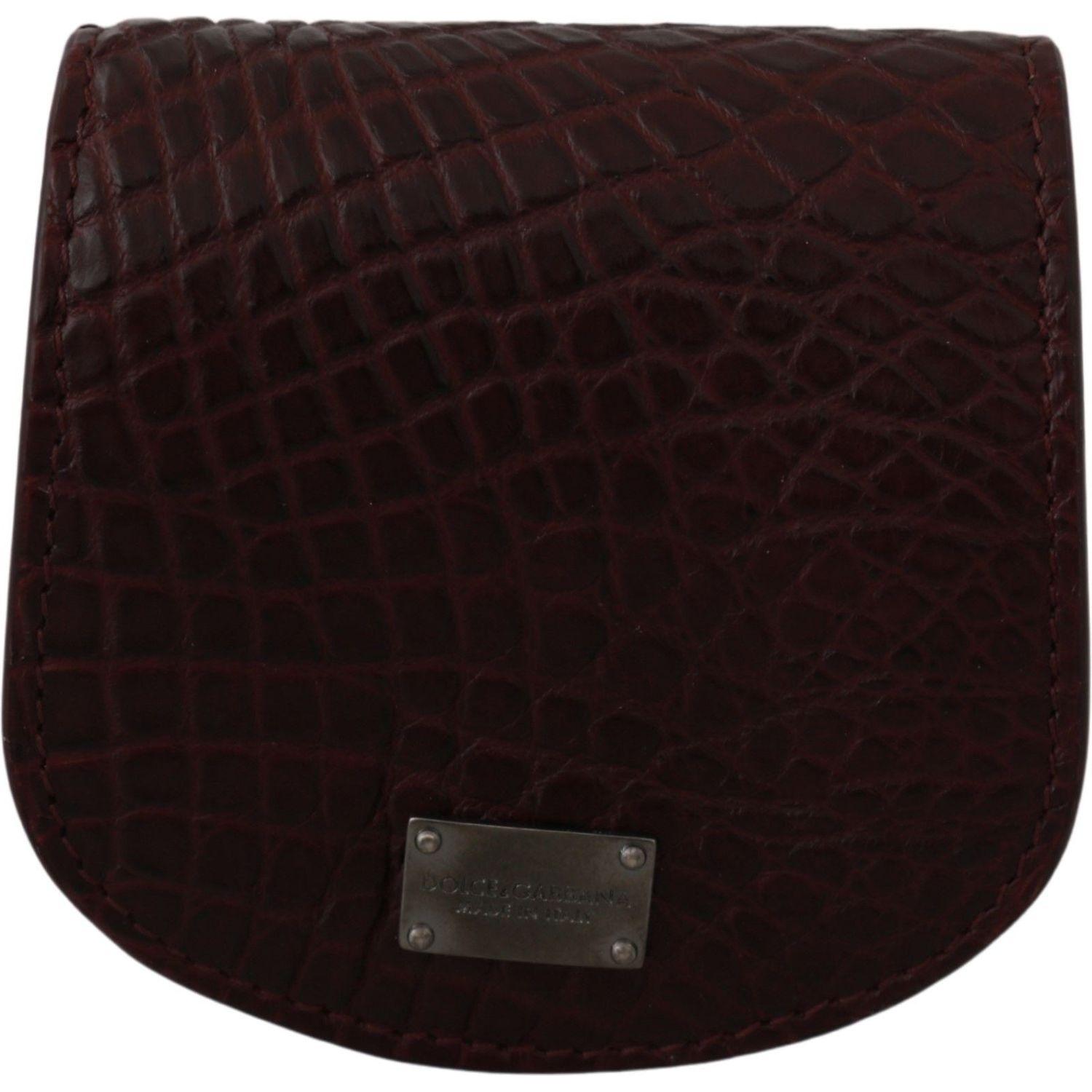 精致 Caimano 皮革零钱包