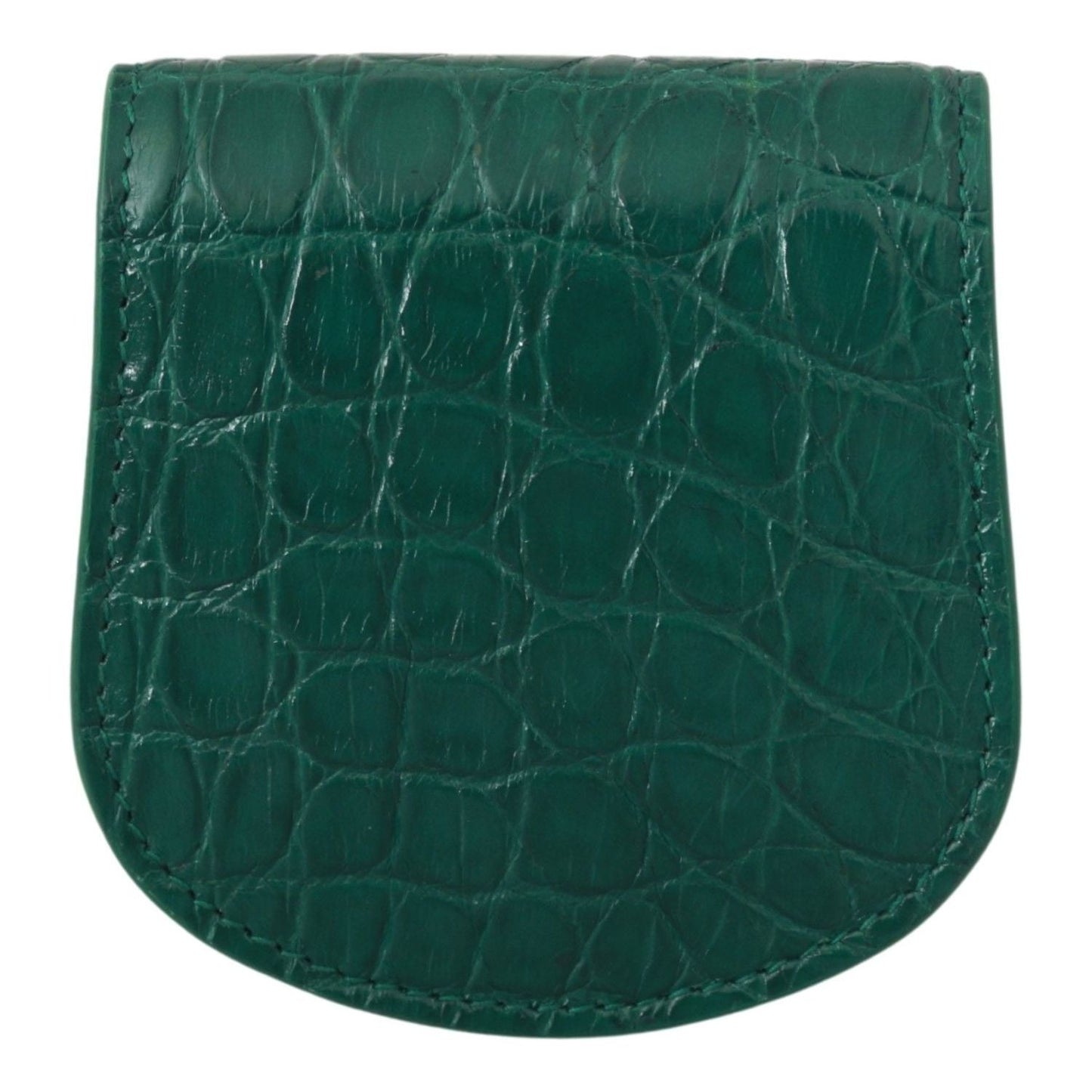 Dolce & Gabbana Green Exotic Skins Condom Case Holder Wallet Dolce & Gabbana