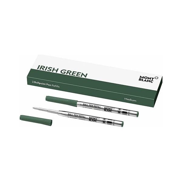 MONTBLANC Mod. IRISH GREEN- REFILLS BALL PEN - MEDIUM - 2 PCS FASHION ACCESSORIES MONTBLANC