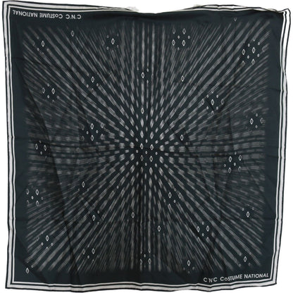 Costume National Blue Foulard Silk Women Scarf Costume National