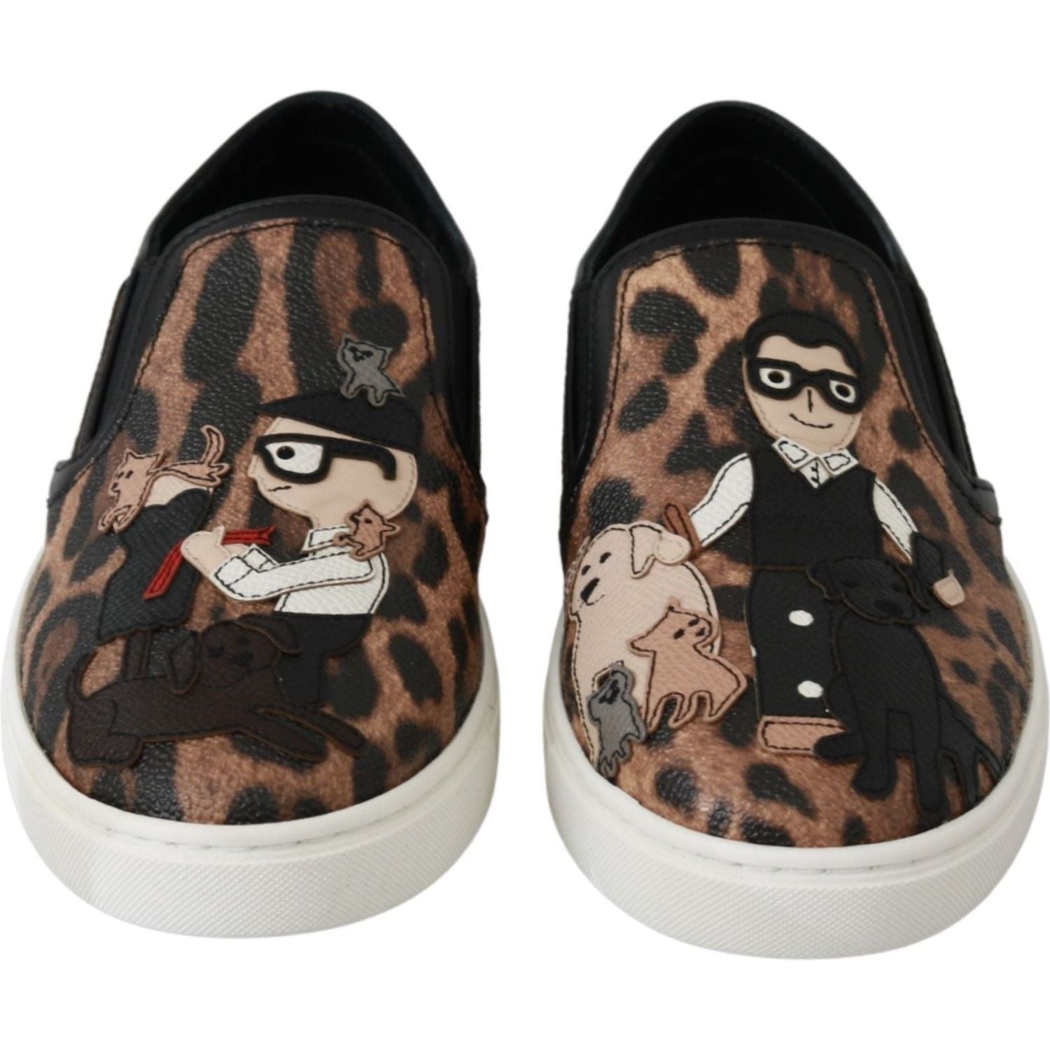 حذاء Dolce &amp; Gabbana Chic Leopard Print لراحة أنيقة