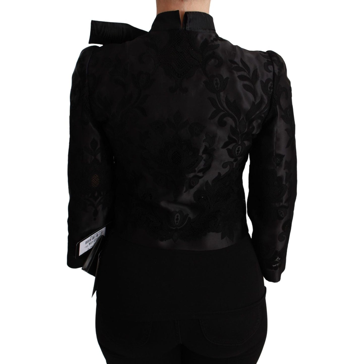 Dolce & Gabbana Exquisite Floral Jacquard Corset Blazer Coats & Jackets Dolce & Gabbana